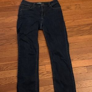 Dark wash jones new york jeans